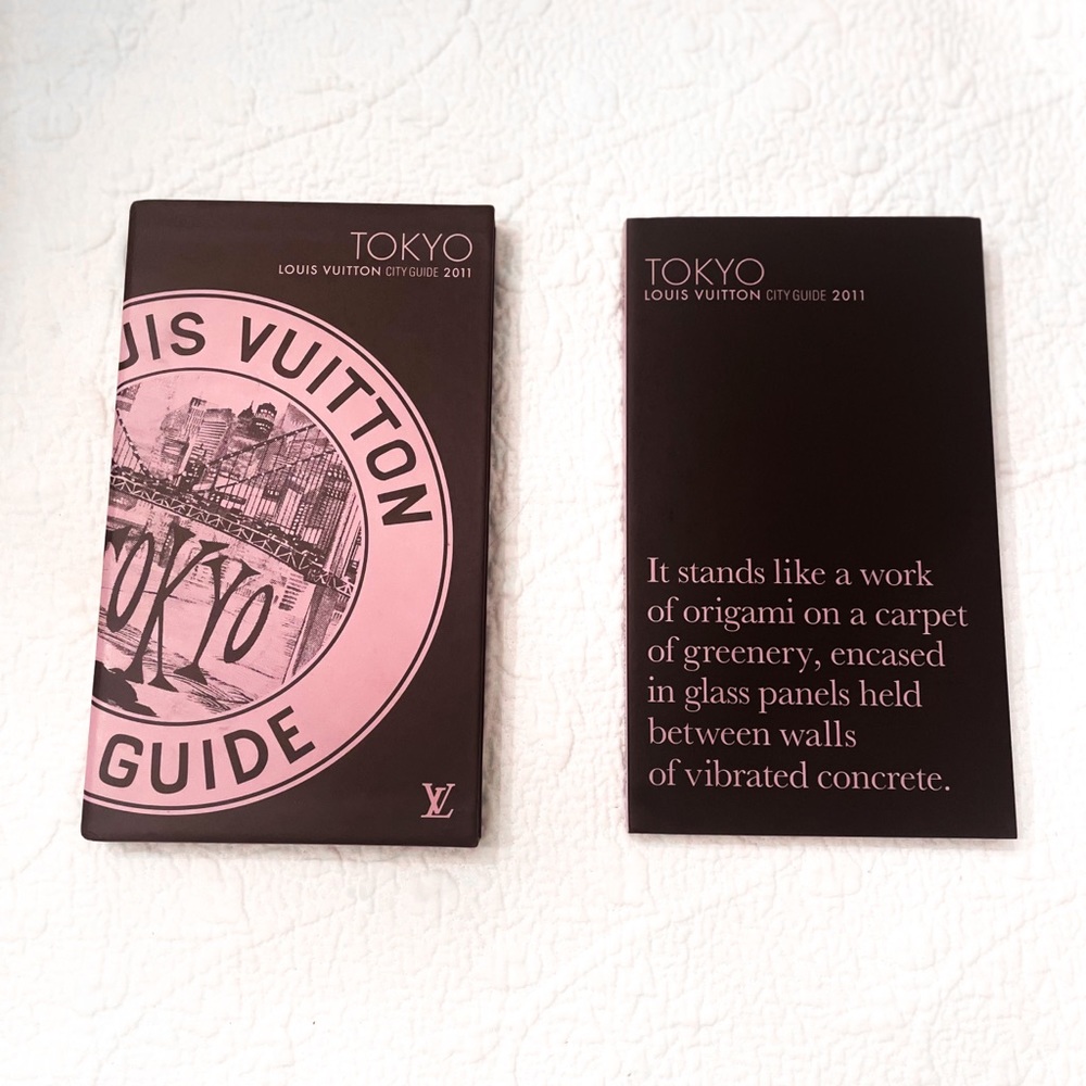 Authentic Louis Vuitton Coffee Table Book - Tokyo City Guide + Free Shipping!